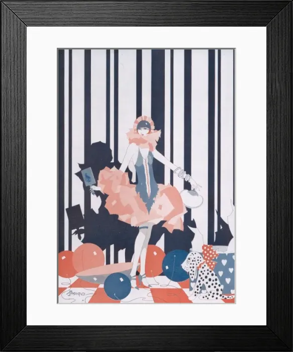 Framed Print : Colour illustration by Baird Framed Print : Colour illustration by Baird
