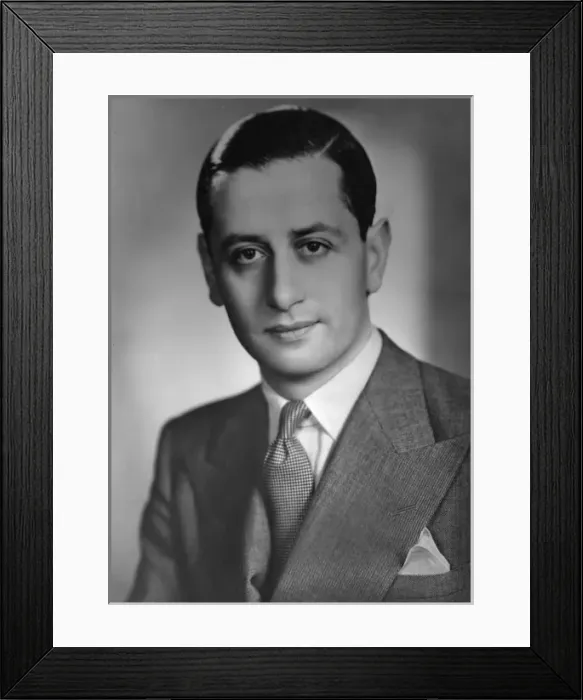Framed Print : Geraldo, band leader known for Geraldo and his Orchestra