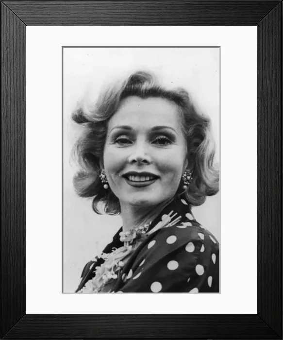Framed Print : Zsa Zsa Gabor Framed Print : Zsa Zsa Gabor