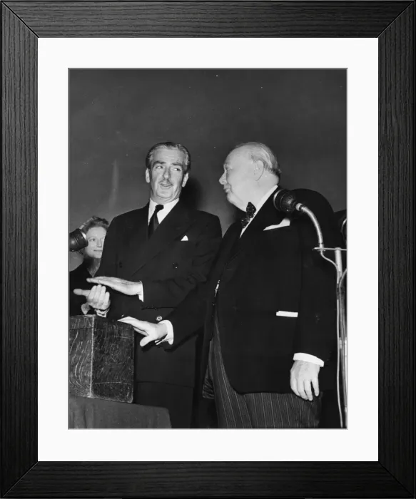 Framed Print : Churchill and Eden
