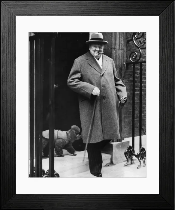 Framed Print : Sir Winston Churchill Framed Print : Sir Winston Churchill