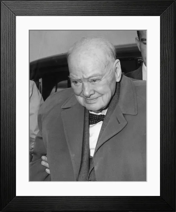 Framed Print : Sir Winston Churchill Framed Print : Sir Winston Churchill
