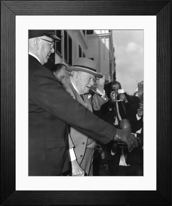 Framed Print : Sir Winston Churchill Framed Print : Sir Winston Churchill