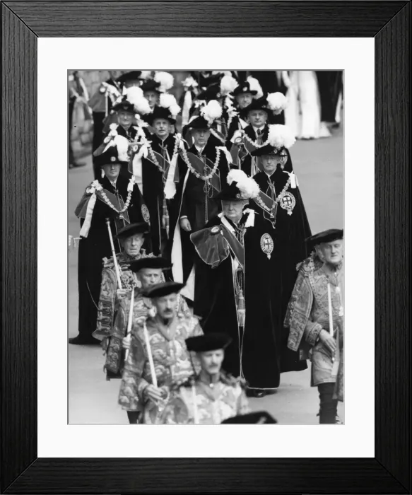 Framed Print : Sir Winston Churchill Framed Print : Sir Winston Churchill