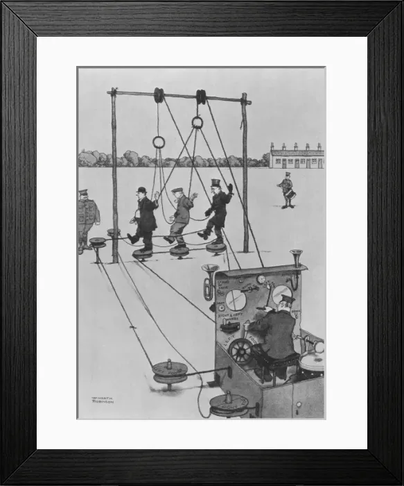 Framed Print : Kultur: The Drilling Machine for Military Beginners by Heath Framed Print : Kultur: The Drilling Machine for Military Beginners by Heath