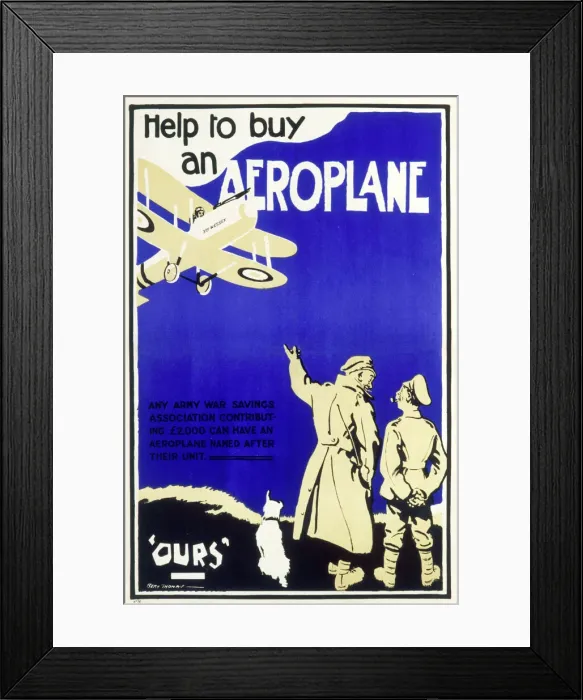 Framed Print : Help to Buy an Aeroplane Framed Print : Help to Buy an Aeroplane