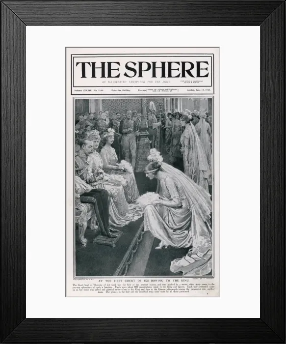 Framed Print : The First Court of 1922 Framed Print : The First Court of 1922