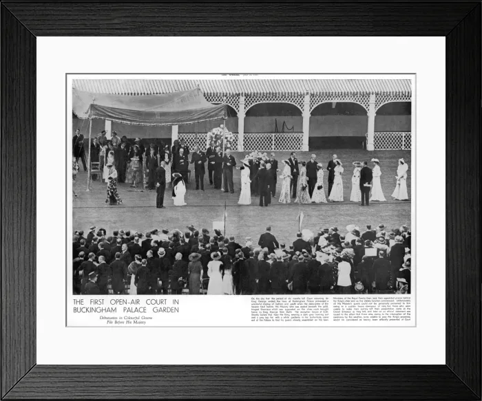 Framed Print : Kings First Reception