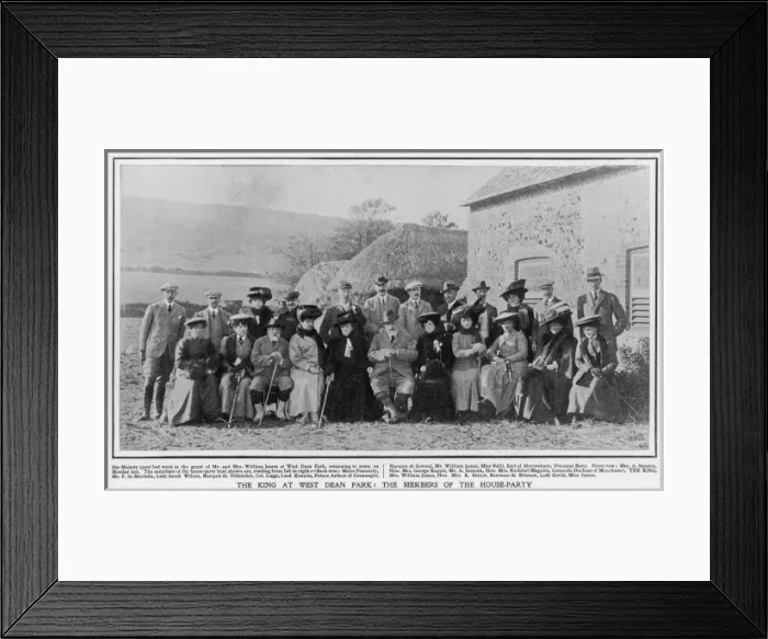 Framed Print : Edward Vii / House Party Framed Print : Edward Vii / House Party