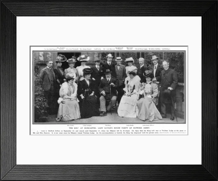 Framed Print : Edward Vii / Rufford Abbey Framed Print : Edward Vii / Rufford Abbey