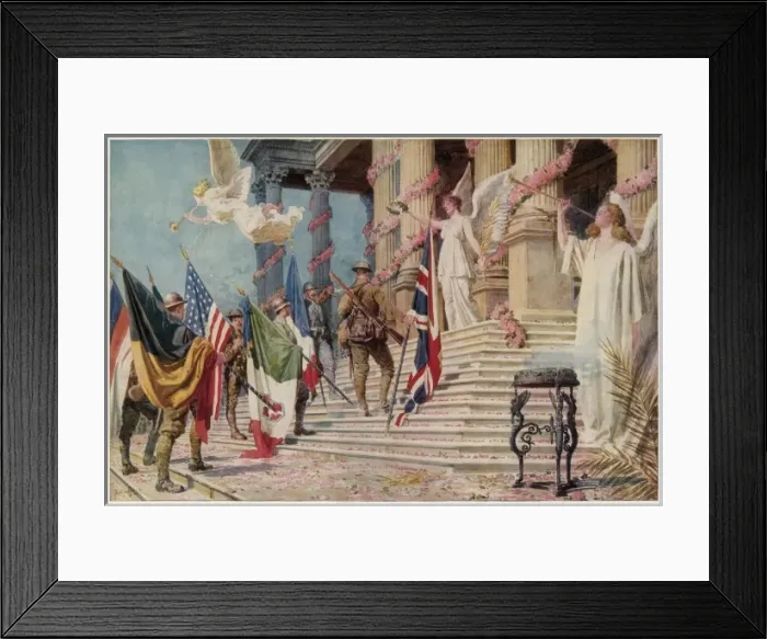Framed Print : The Victory of the Allies