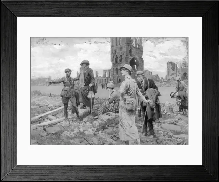 Framed Print : Viewing the Battlefields