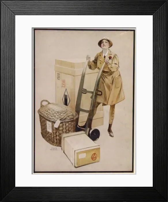Framed Print : The Railway Girl by Fred Taylor Framed Print : The Railway Girl by Fred Taylor