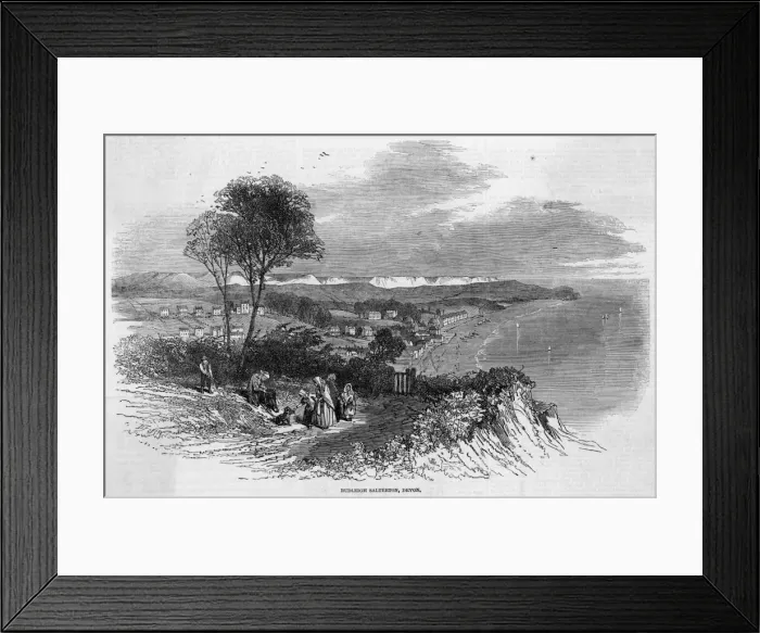 Framed Print : Budleigh Salterton