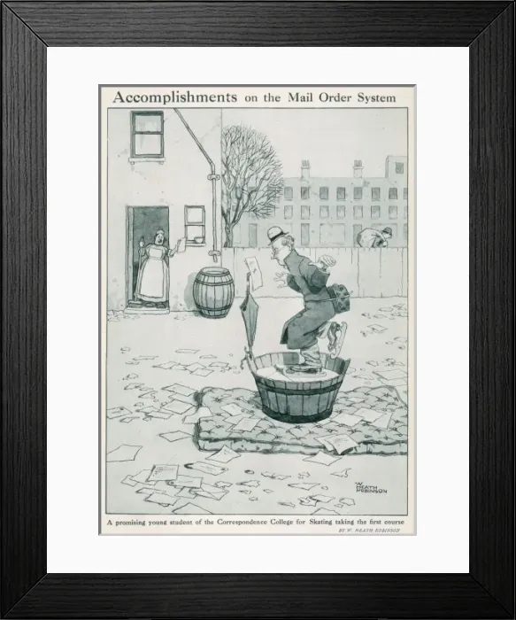 Framed Print : Accomplishments on the Mail Order System Framed Print : Accomplishments on the Mail Order System