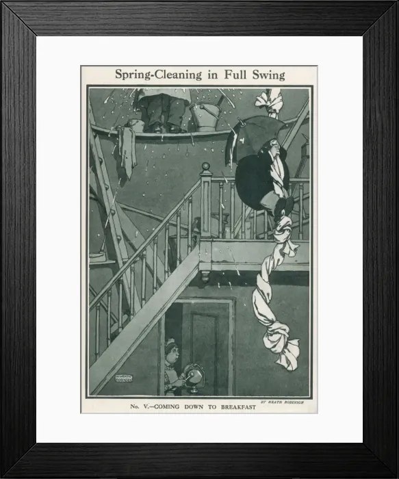 Framed Print : Spring-Cleaning in Full Swing V