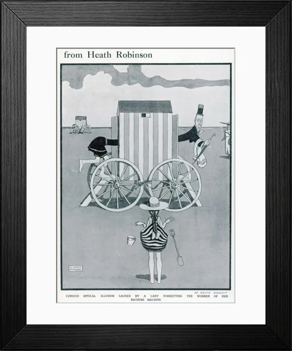 Framed Print : W. Heath Robinson