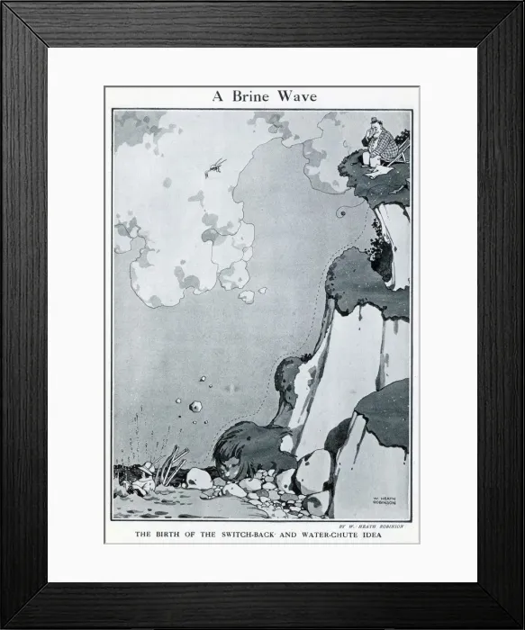 Framed Print : A Brine Wave Framed Print : A Brine Wave