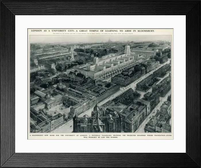Framed Print : University of London Framed Print : University of London