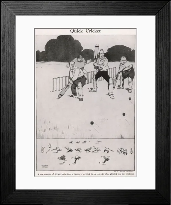 Framed Print : Quick Cricket Framed Print : Quick Cricket