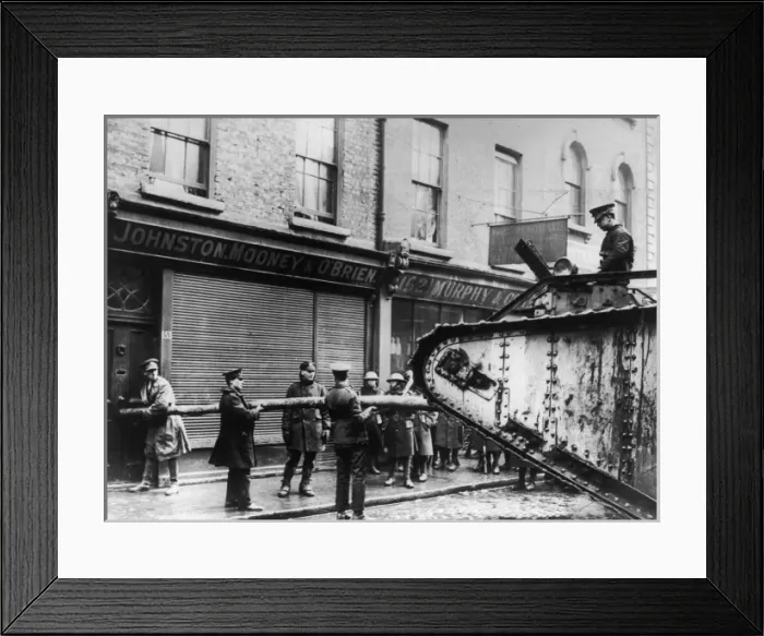 Framed Print : Tank / Easter Rising Framed Print : Tank / Easter Rising
