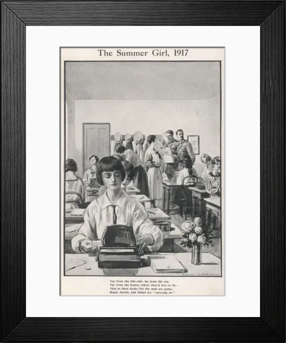 Framed Print : The Summer Girl Framed Print : The Summer Girl