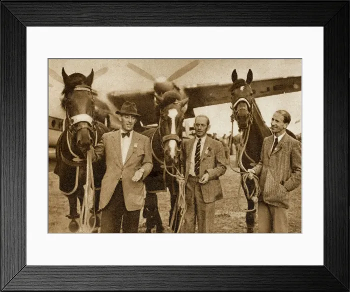 Framed Print : British equestrian team medal winners Framed Print : British equestrian team medal winners