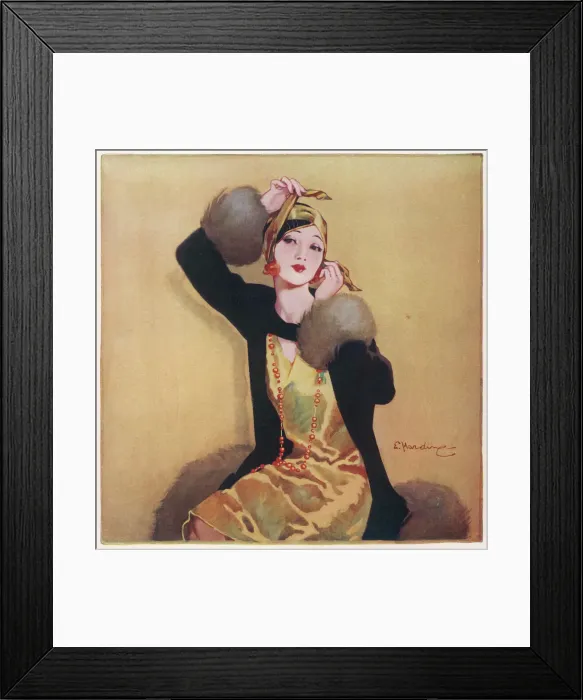 Framed Print : Gilt-edged Security by Elsie Harding Framed Print : Gilt-edged Security by Elsie Harding