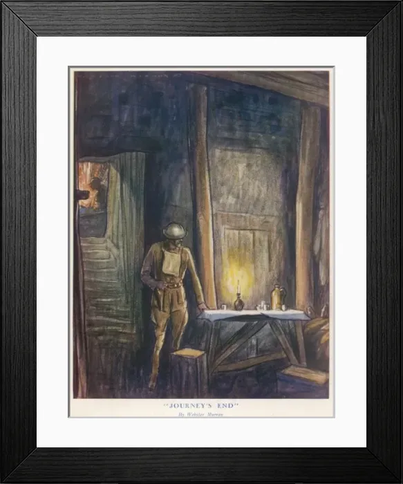 Framed Print : Journeys End by Webster Murray