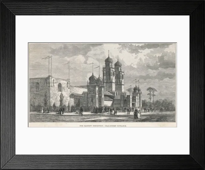 Framed Print : The Glasgow Exhibition Framed Print : The Glasgow Exhibition