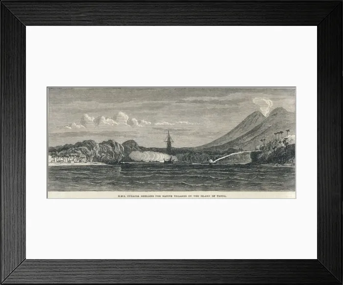 Framed Print : H. M.s Curacoa 1865 Framed Print : H. M.s Curacoa 1865