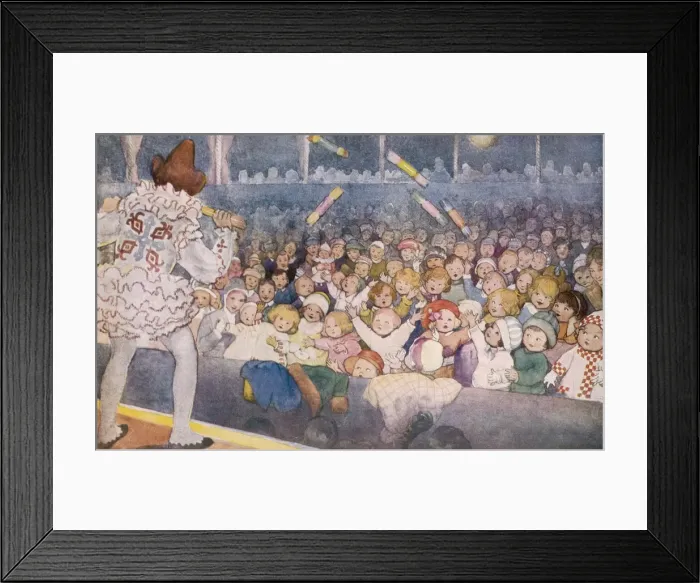 Framed Print : At the Pantomime by Susan Beatrice Pearse Framed Print : At the Pantomime by Susan Beatrice Pearse