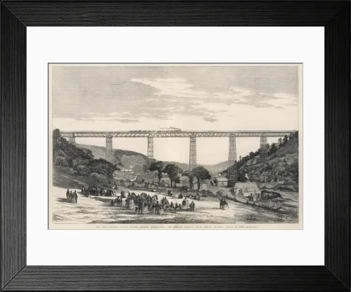Framed Print : The great Crumlin Viaduct Framed Print : The great Crumlin Viaduct