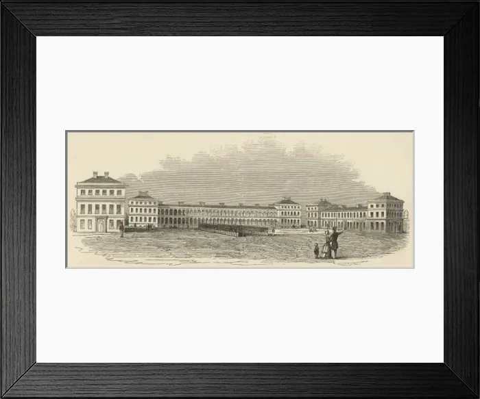Framed Print : Royal Marine Barracks at Woolwich