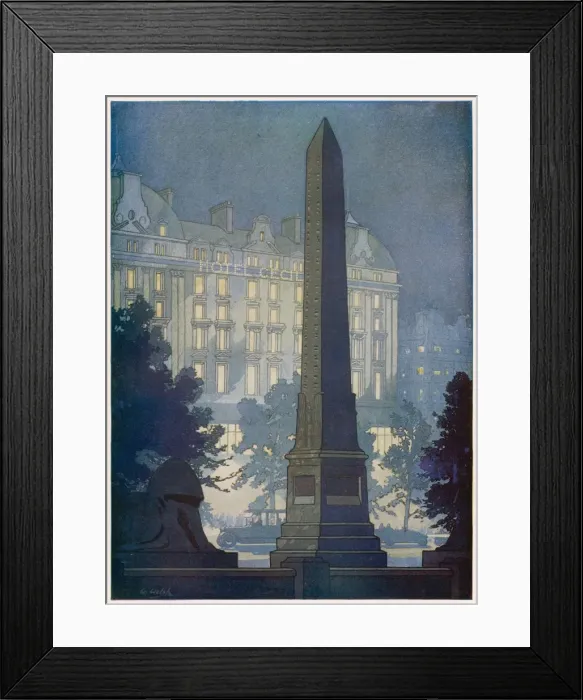 Framed Print : Two Monuments of London Framed Print : Two Monuments of London