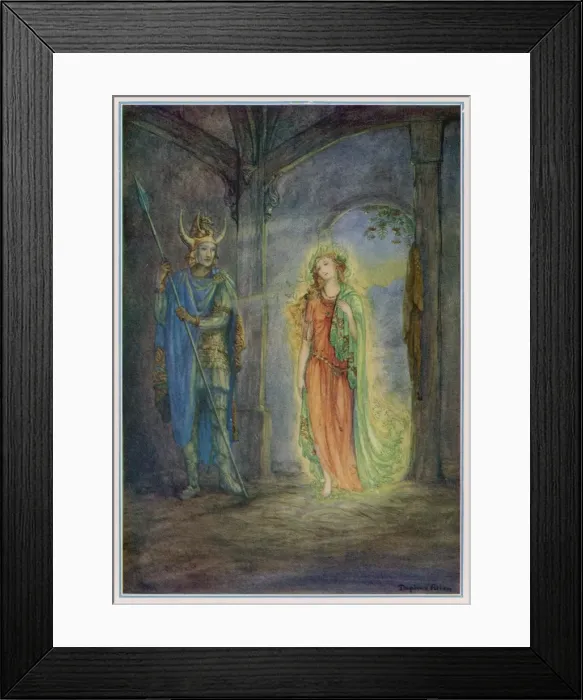 Framed Print : Olwen by Daphne Allen