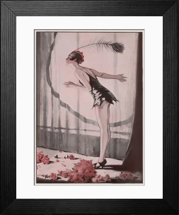 Framed Print : The Introduction by Geo. S. Dixon