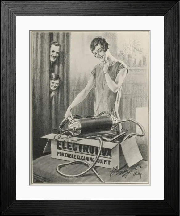 Framed Print : Electrolux advertisement Framed Print : Electrolux advertisement