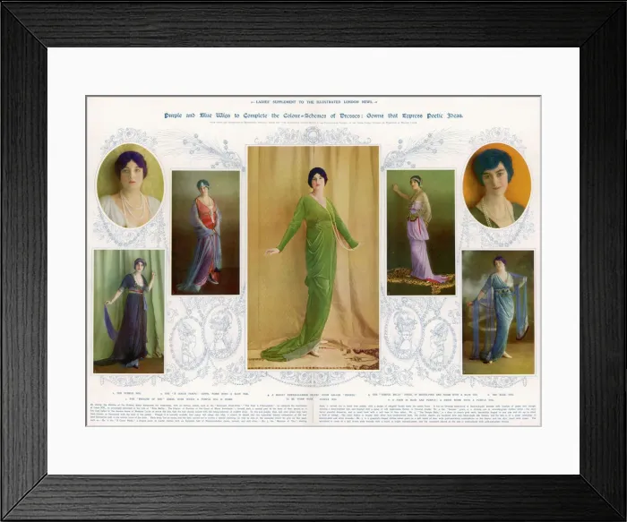 Framed Print : Gowns That Express Poetic Ideas Framed Print : Gowns That Express Poetic Ideas