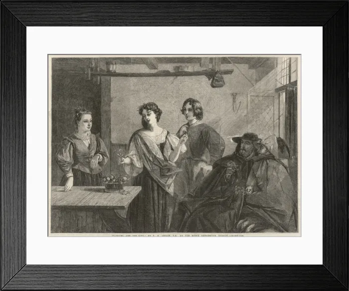 Framed Print : Florizel and Perdita in The Winters Tale Framed Print : Florizel and Perdita in The Winters Tale