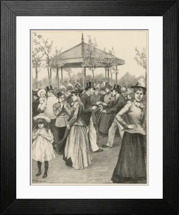 Framed Print : Sunday in Victoria Park Framed Print : Sunday in Victoria Park