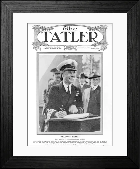 Framed Print : Tatler front-cover: The Prince of Wales Framed Print : Tatler front-cover: The Prince of Wales