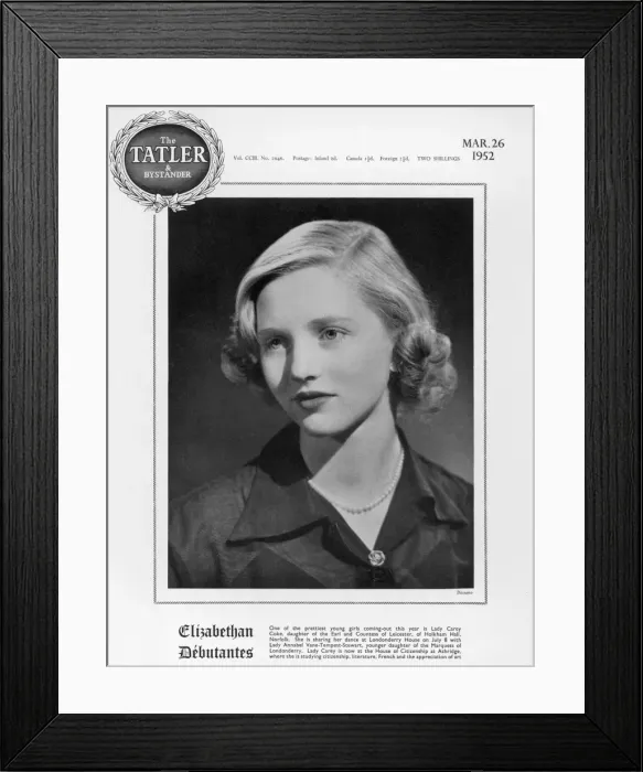 Framed Print : Lady Carey Coke