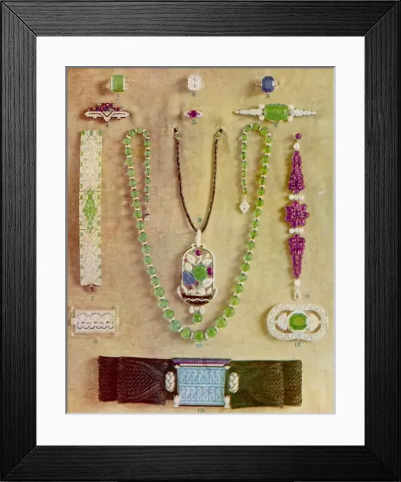 Framed Print : Trinkets of Today: Modern Jewellery Framed Print : Trinkets of Today: Modern Jewellery