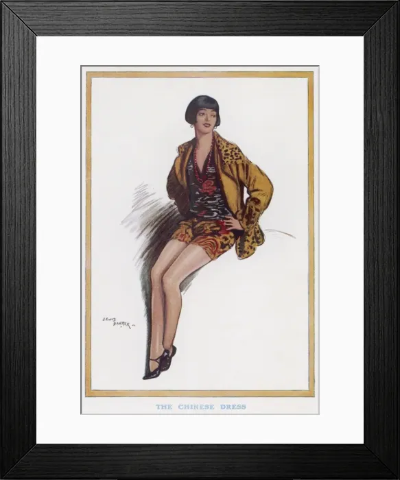 Framed Print : The Chinese Dress Framed Print : The Chinese Dress