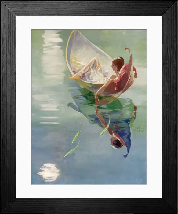 Framed Print : Peacock Lagoon