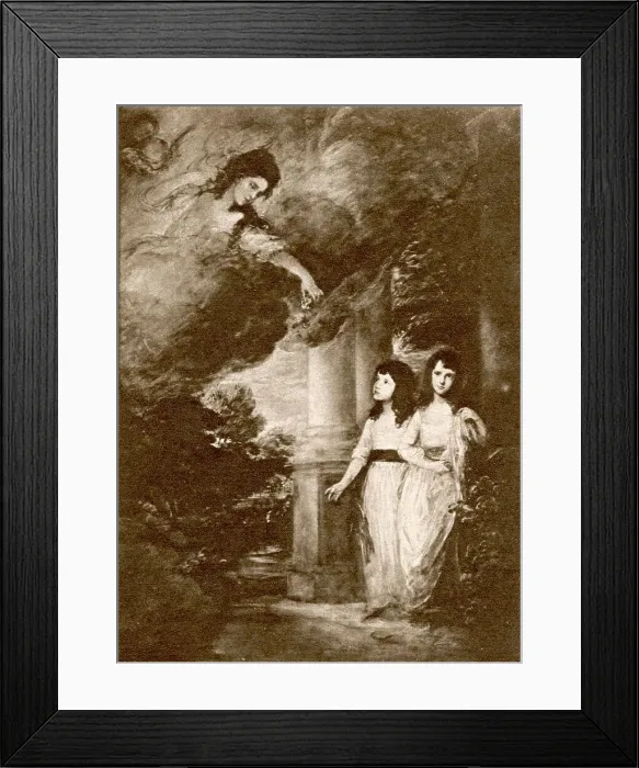 Framed Print : Mrs Sloper and her Children Framed Print : Mrs Sloper and her Children
