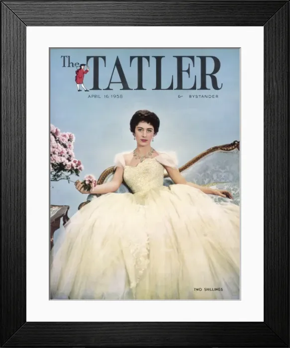 Framed Print : Tatler front-cover: Princess Margaret Framed Print : Tatler front-cover: Princess Margaret