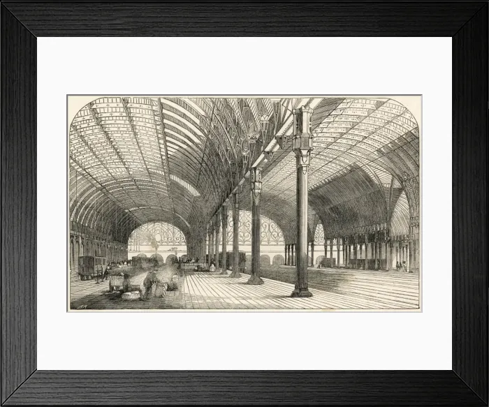 Framed Print : The Great Western Railway terminus at Paddington Station Framed Print : The Great Western Railway terminus at Paddington Station