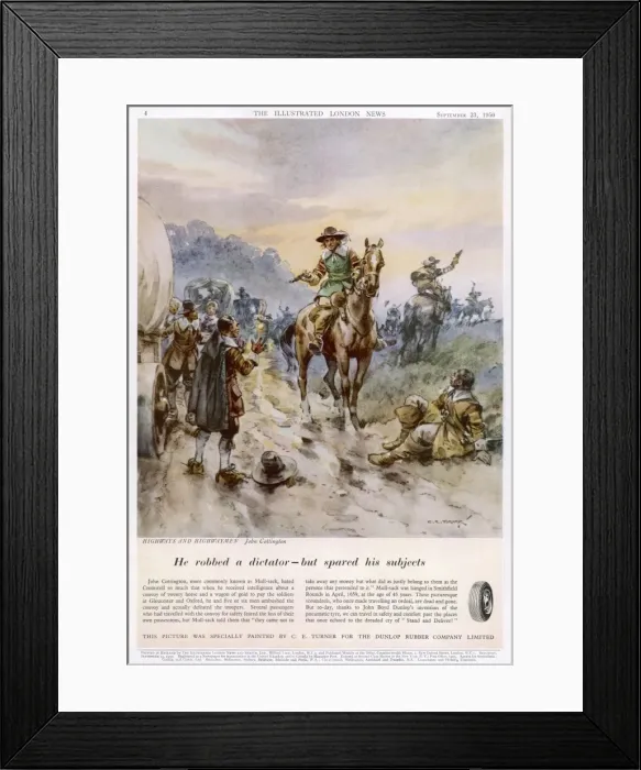 Framed Print : Dunlop Tyre Advert Framed Print : Dunlop Tyre Advert